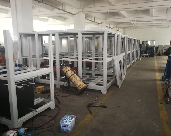 风冷式冷水机生产线